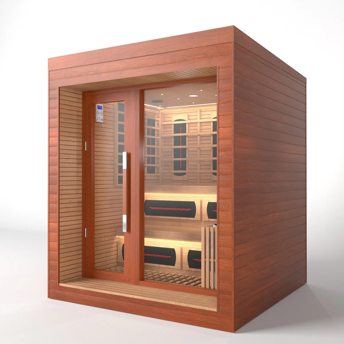 SAUNASNET Outdoor Dual-System Luxury Cabin Sauna Luna