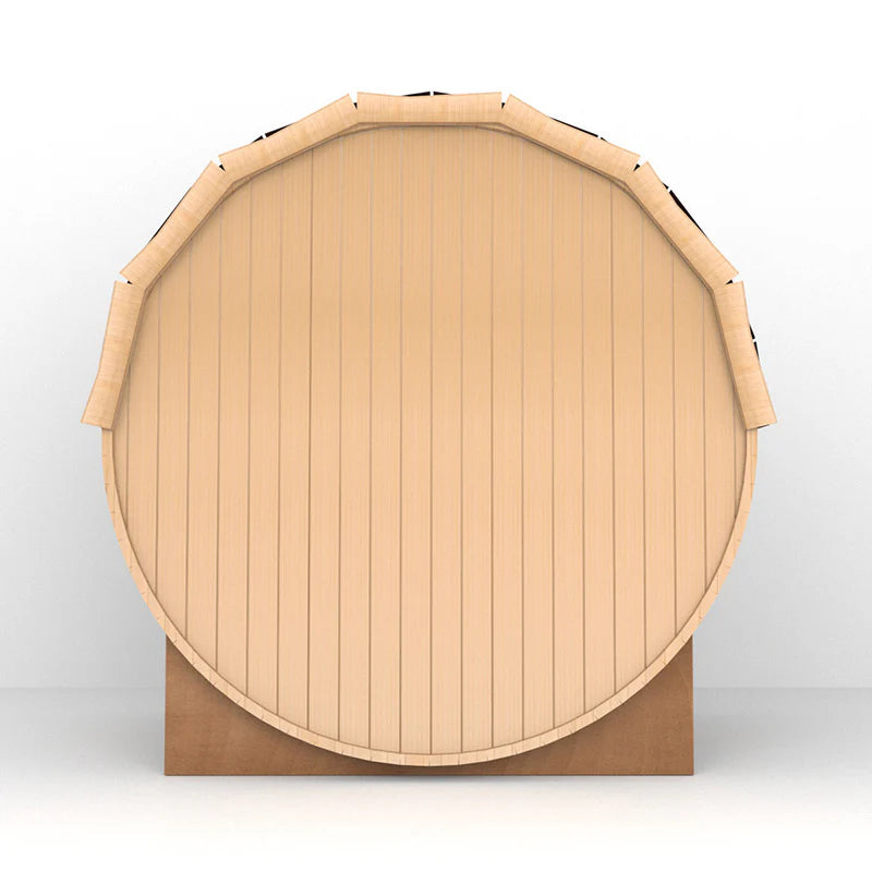 SAUNASNET Outdoor Fashion Sauna（3-4 Person）Barrel 07