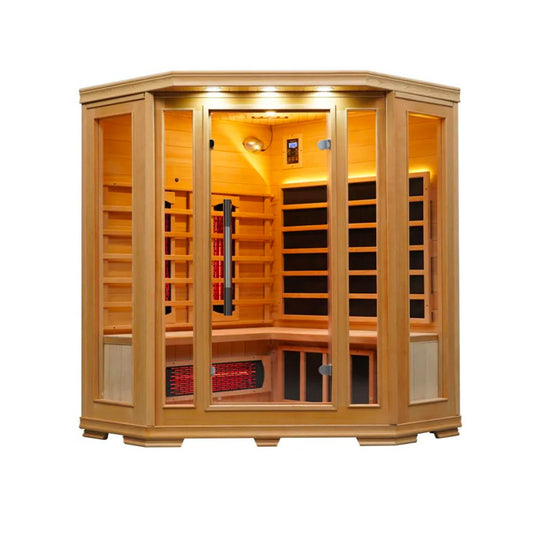 SAUNASNET Indoor Wooden Dry Cabin Customized Sauna Room Far Infrared