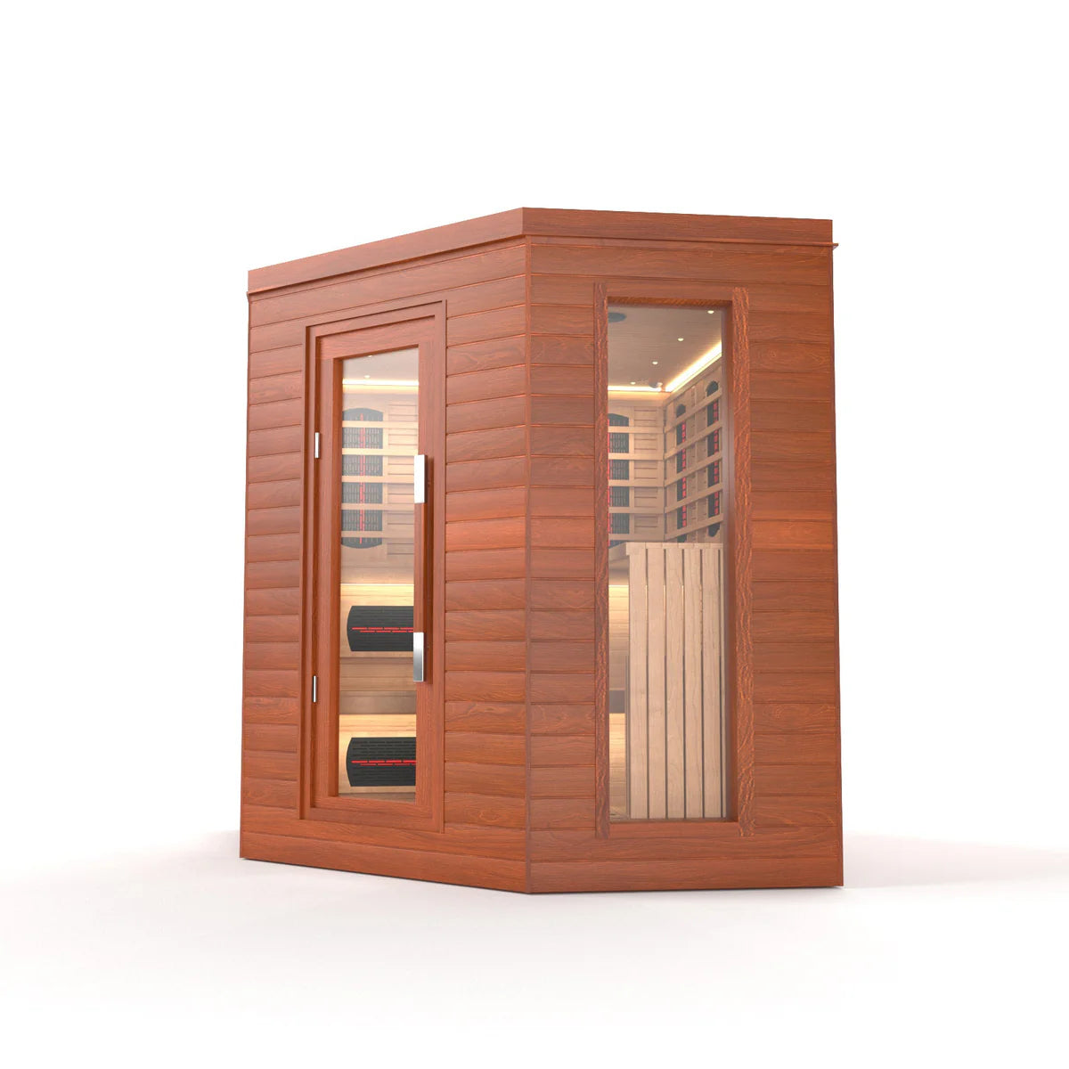 SAUNASNET Indoor Luxury Cabin Corner Sauna Luna