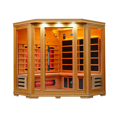 SAUNASNET Indoor Wooden Dry Cabin Customized Sauna Room Far Infrared