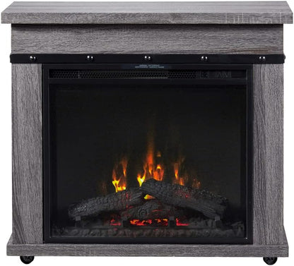 Dimplex Morgan Electric Fireplace Mantel (Model: C3P23LJ-2085CO), 5118 BTU, 120 Volt, 1500 Watt, Charcoal Oak