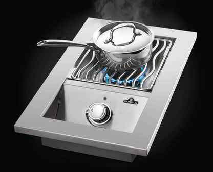 NAPOLEON Built-in 500 Series Single Range Top Burner with Stainless Steel Cover  1 Burners BI10RTPSS