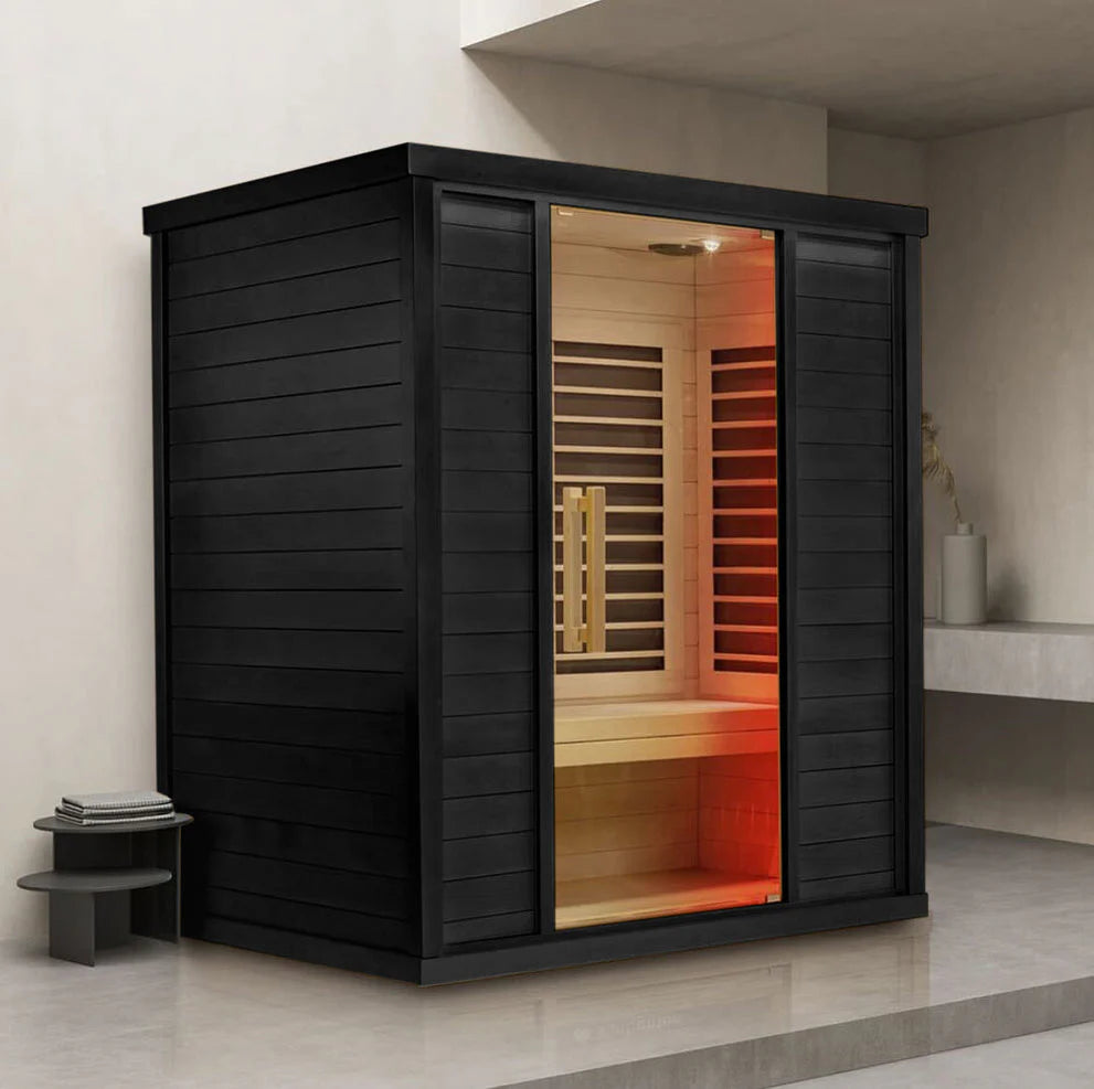 SAUNASNET Full-Spectrum Infrared Sauna Premium Black