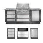 NAPOLEON OASIS™ 100 OUTDOOR KITCHEN, BUILT-IN 500 SERIES 32 BUILT-IN 500 SERIES 32  4 Burners ODK100-BI32PSS