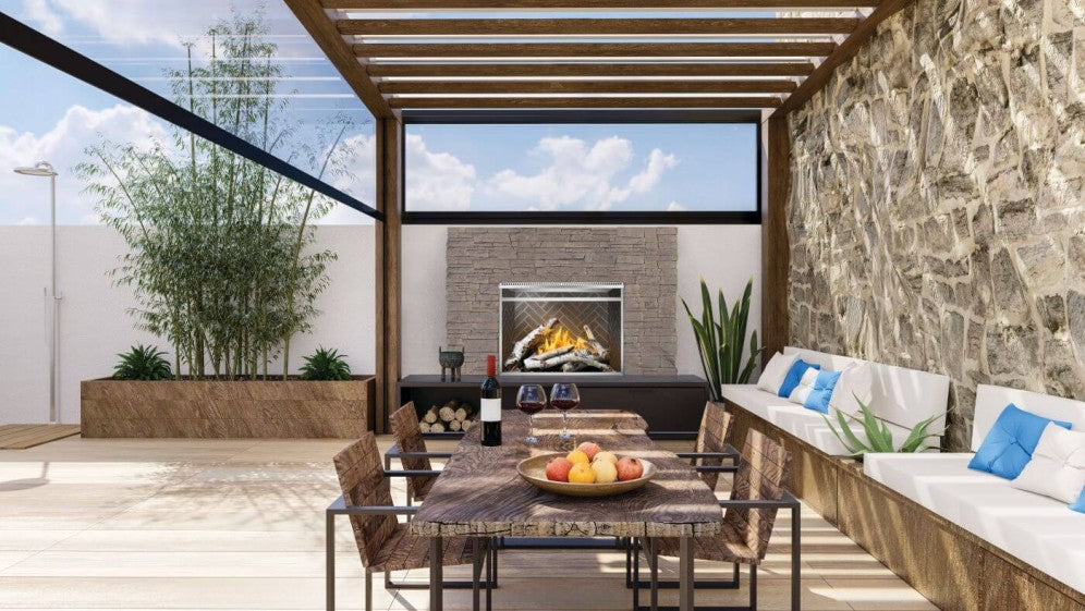 NAPOLEON RIVERSIDE 42 OUTDOOR GAS FIREPLACE