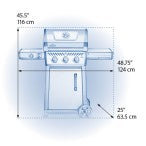 NAPOLEON FREESTYLE 365 SB WITH RANGE SIDE BURNER  4 Burners F365DSBPGT-ECP