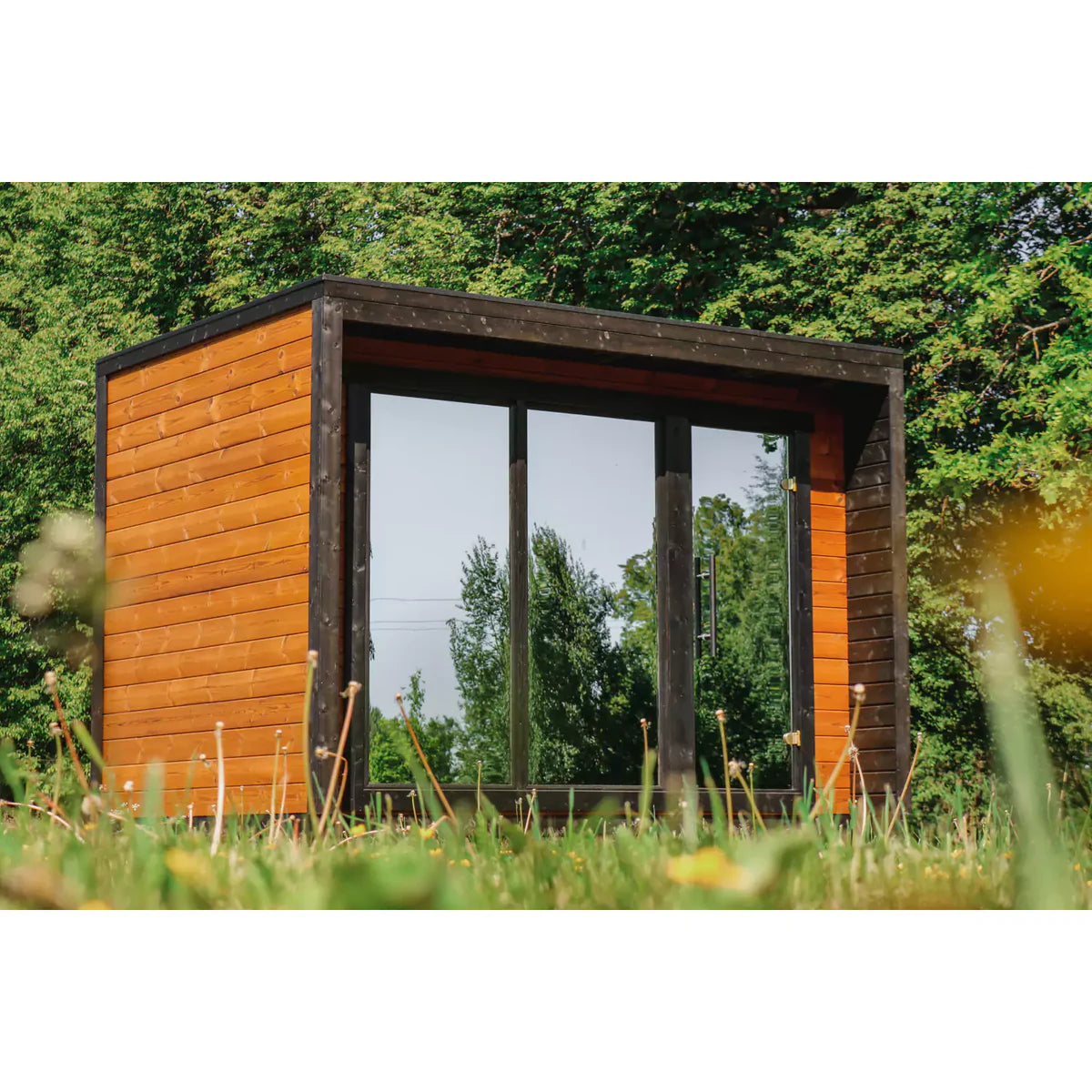 SAUNASNET  Outdoor Cabin Square Sauna Terra