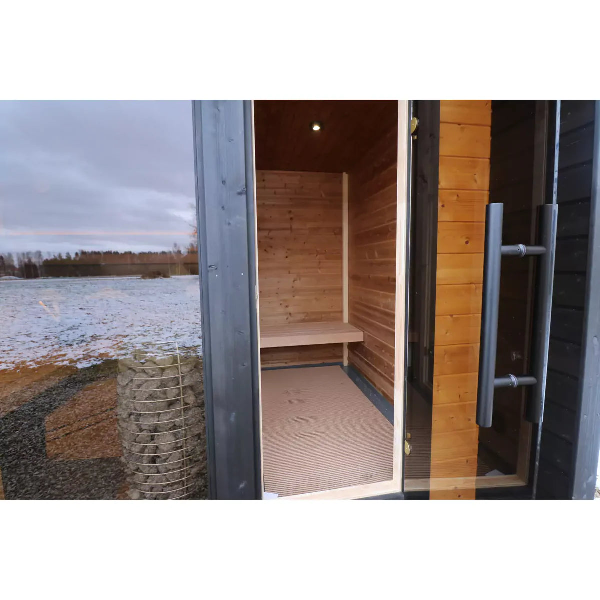 SAUNASNET  Outdoor Cabin Square Sauna Terra