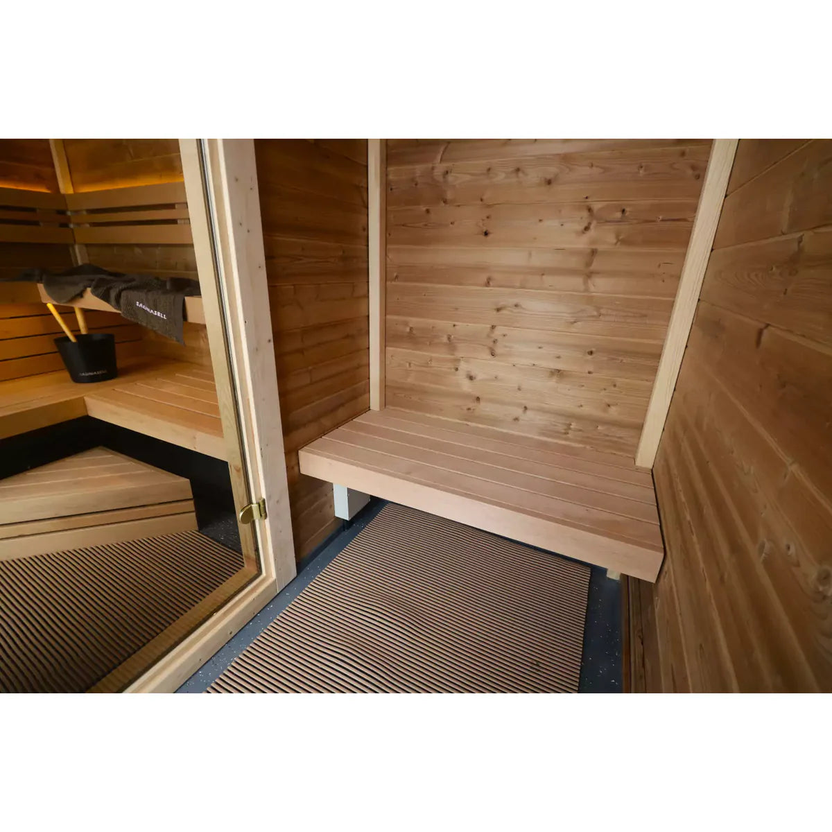 SAUNASNET  Outdoor Cabin Square Sauna Terra